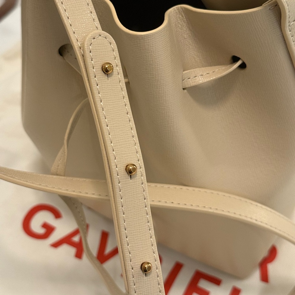 Mansur Gavriel Mini Bucket Bag Dune Ivory Cream - Picture 10 of 11